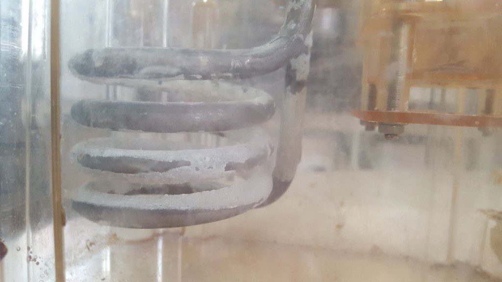 Verkalkter Instant-Boiler