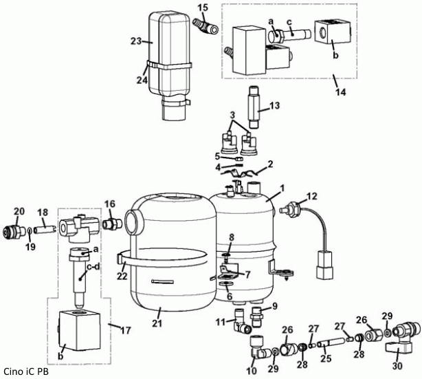 Druckboiler 1500W 400ml iC - Image 2