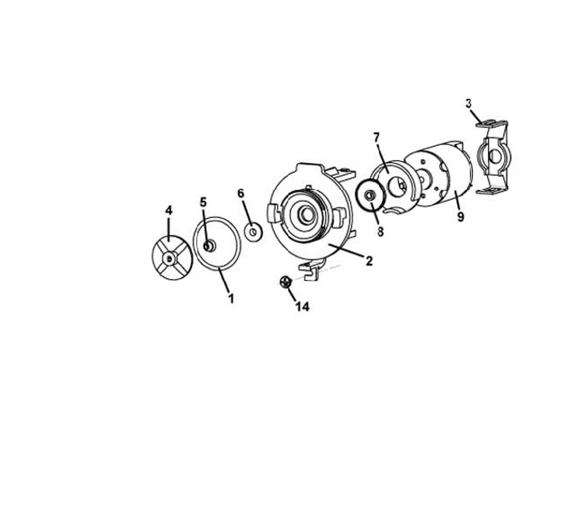 V-Ring Mixermotor für Rheavendors Kaffeevollautomaten - Image 3