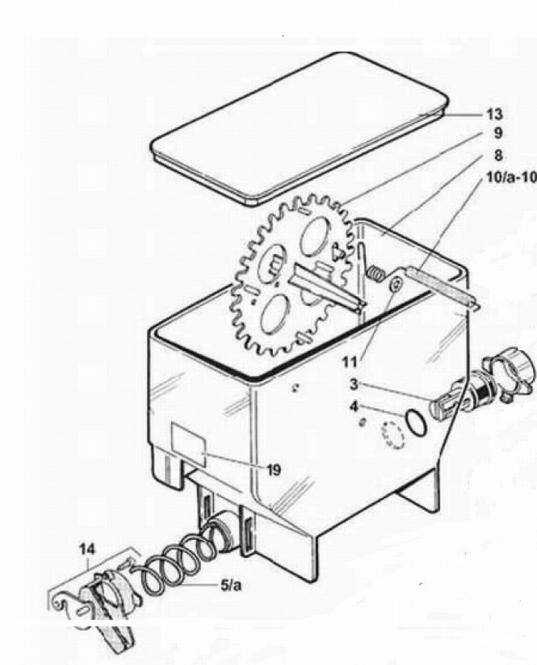 Produktbehälter Links Kpl. Breit 18 mm XS/XX/IC/XSG - Image 2