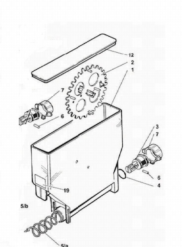 Produktbehälter komplett schmal 18 mm - Image 2